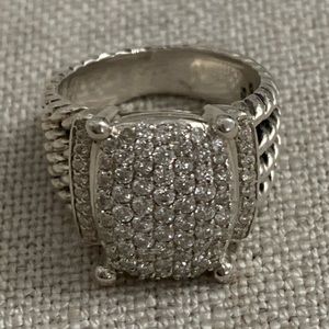 DAVID YURMAN Wheaton Ring with Diamonds Size 6.5